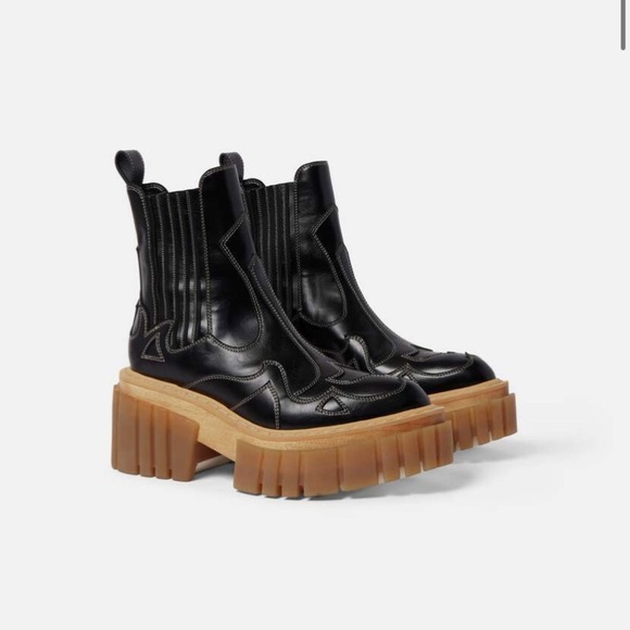 ISO IN SEARCH OF: Stella McCartney EMILIE Platform Ankle Boots - Picture 3 of 4